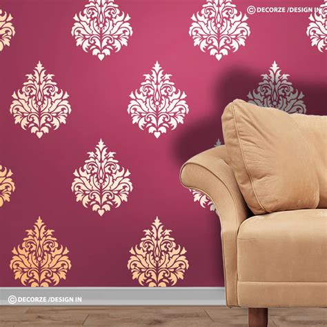 stencils designs for wall painting